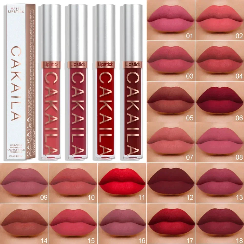 Waterproof Matte Makeup Lip Stick Set Lipstick Lip gloss